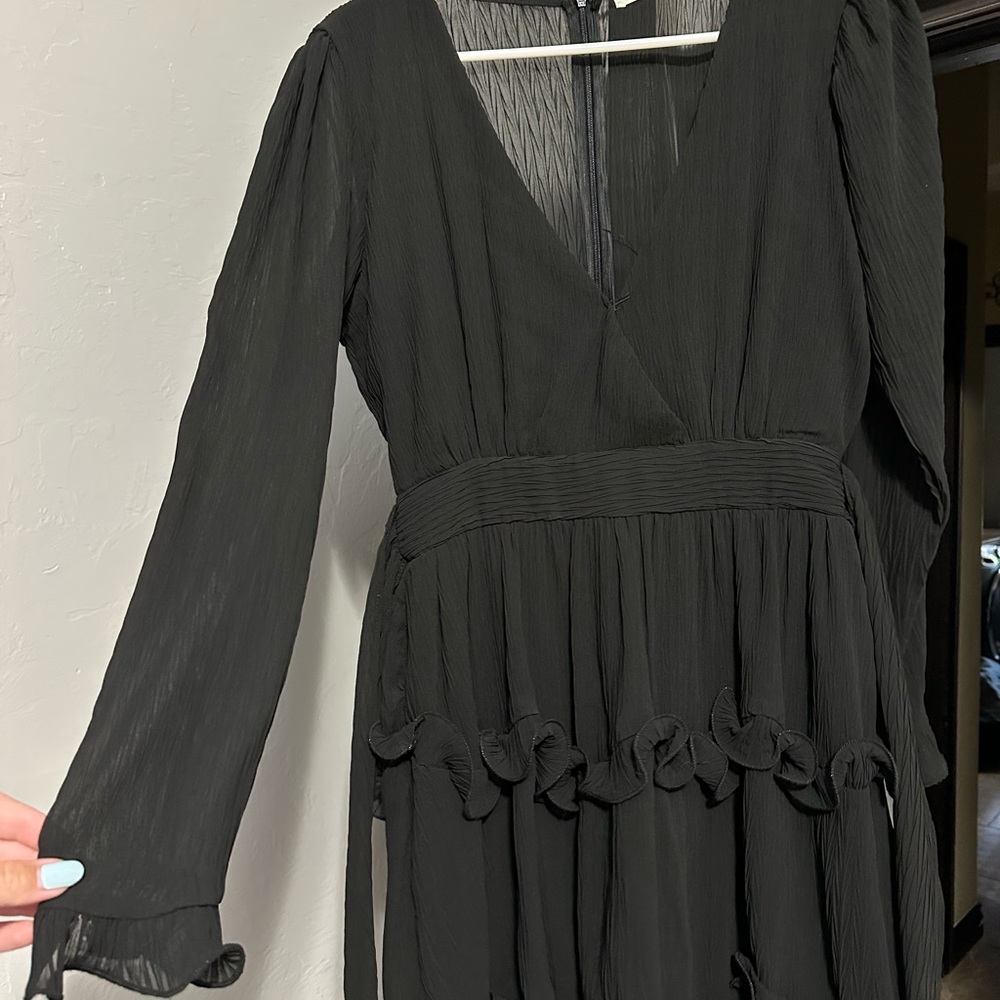 The Impeccable Pig Black Long Sleeve Dress